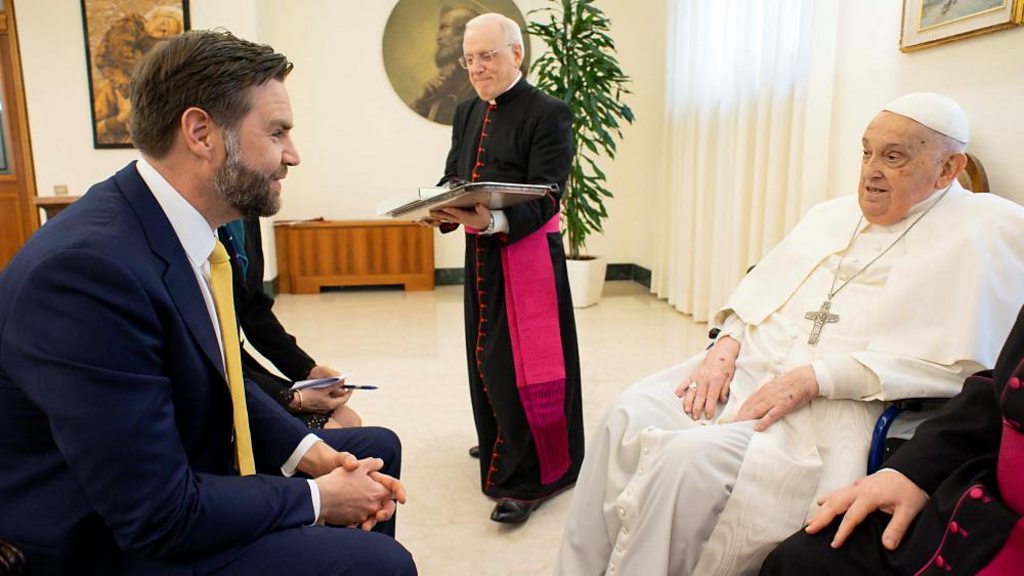 JD Vance pays tribute to late Pope, one day after meeting him