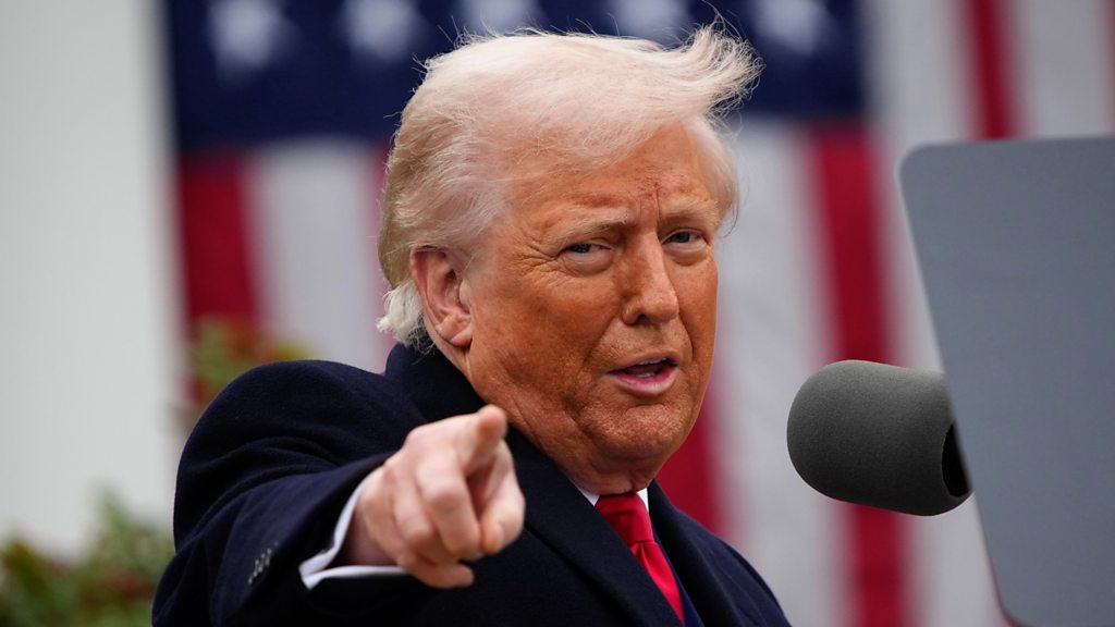 Trump's breakneck start is fraught with political risk - BBC News