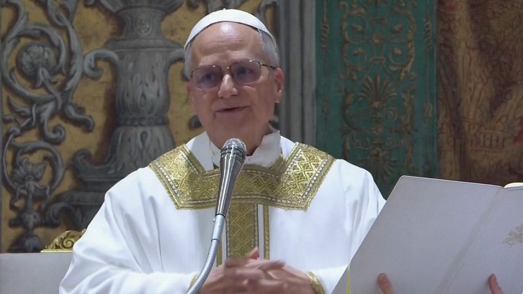 Pope Leo XIV warns against lack of faith in first Mass at Vatican - BBC News