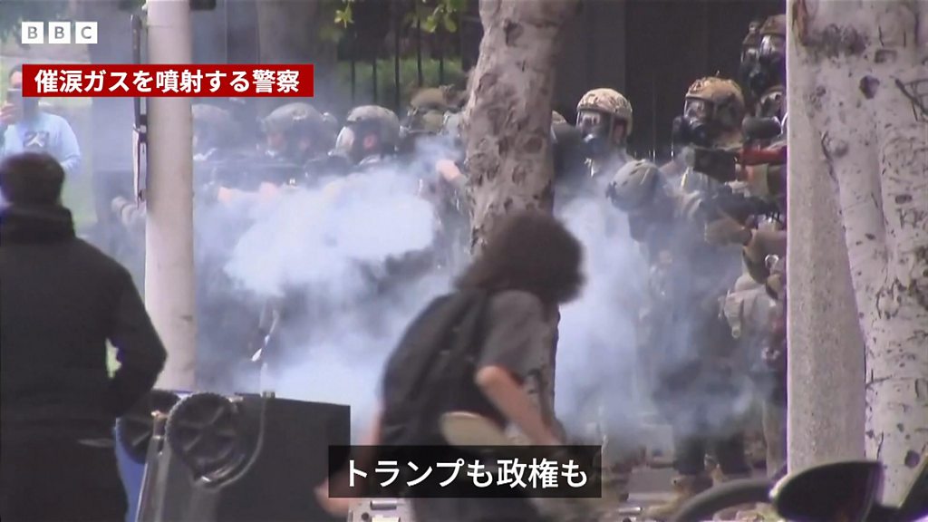 連日繰り返されるデモ 当局と激しい衝突も…ロスから全米に広がる