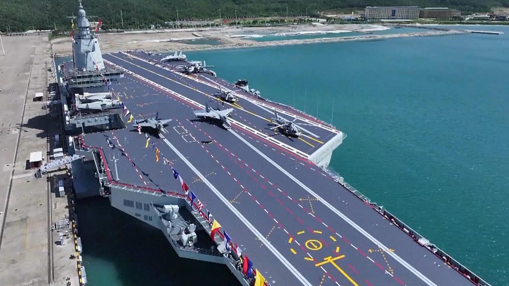 中国海军“福建号”正式入列向台海及美国释放什么信息- BBC News 中文