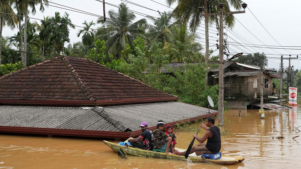 スリランカ、洪水と土砂崩れで死者330人超 非常事態を宣言 - BBCニュース
