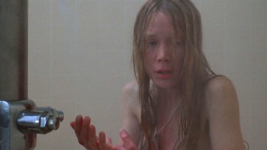 Classic horror Carrie begins with the title character being pilloried for menstruating in the school showers (Credit: Alamy)