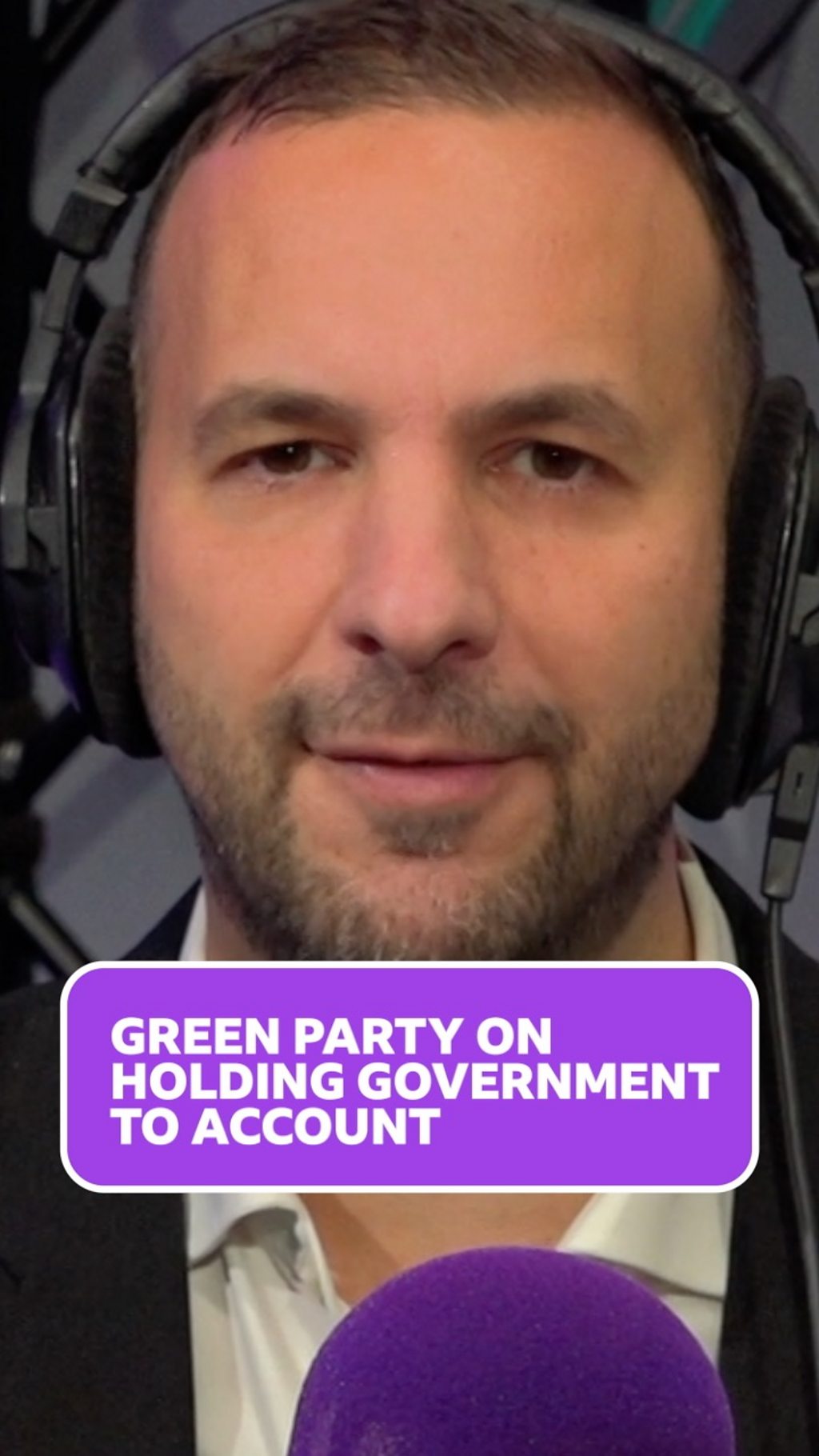 Green Party leader on holding government to account
