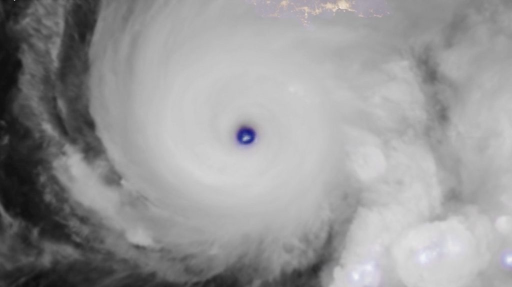 Satellite video shows Hurricane Melissa intensifying near Jamaica