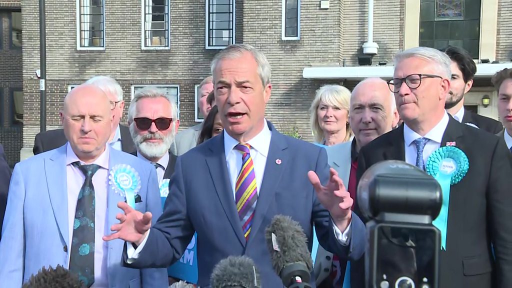 'Labour are being wiped out by Reform' - Farage