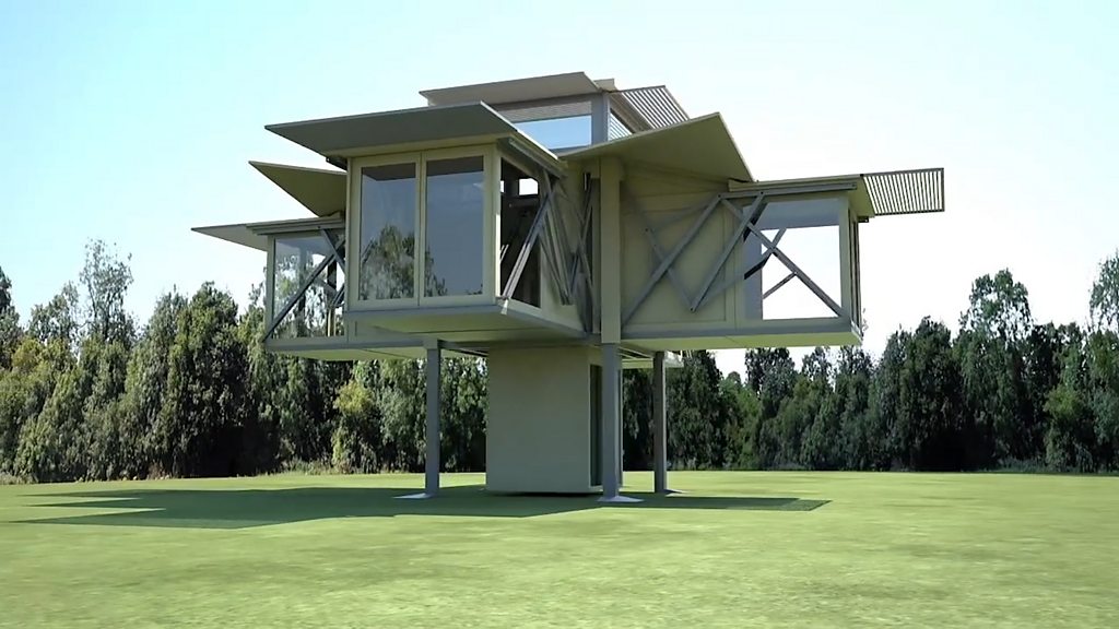 The amazing homes that build themselves