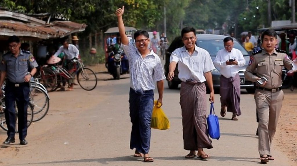 Jailed Reuters Journalists Freed Jailed Reuters Journalists Freed