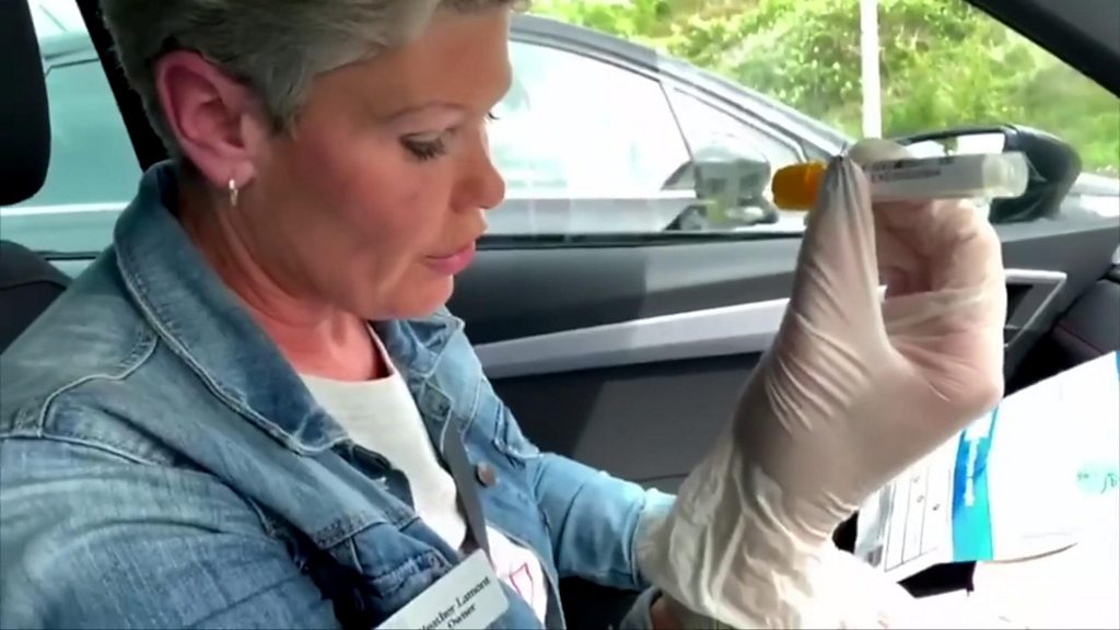 Drivethrough coronavirus test