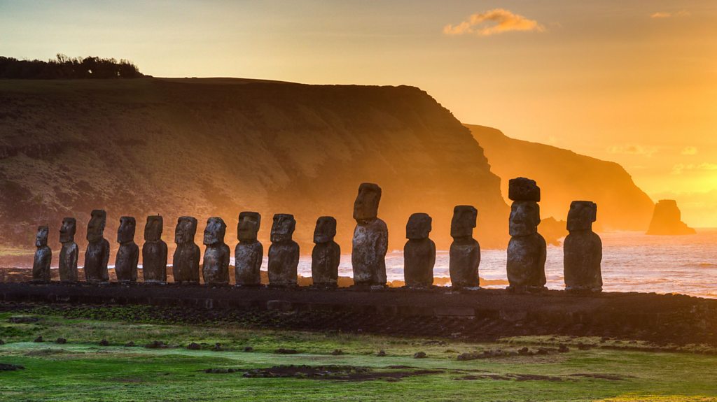 The truth behind the 'walking' statues of Easter Island