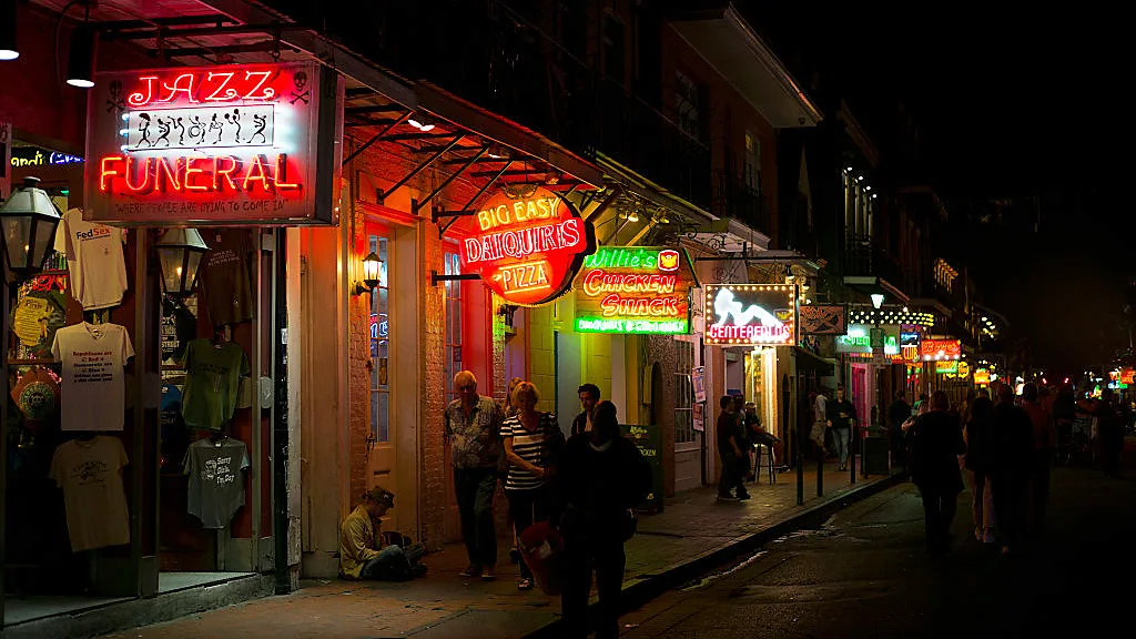 New Orleans at night