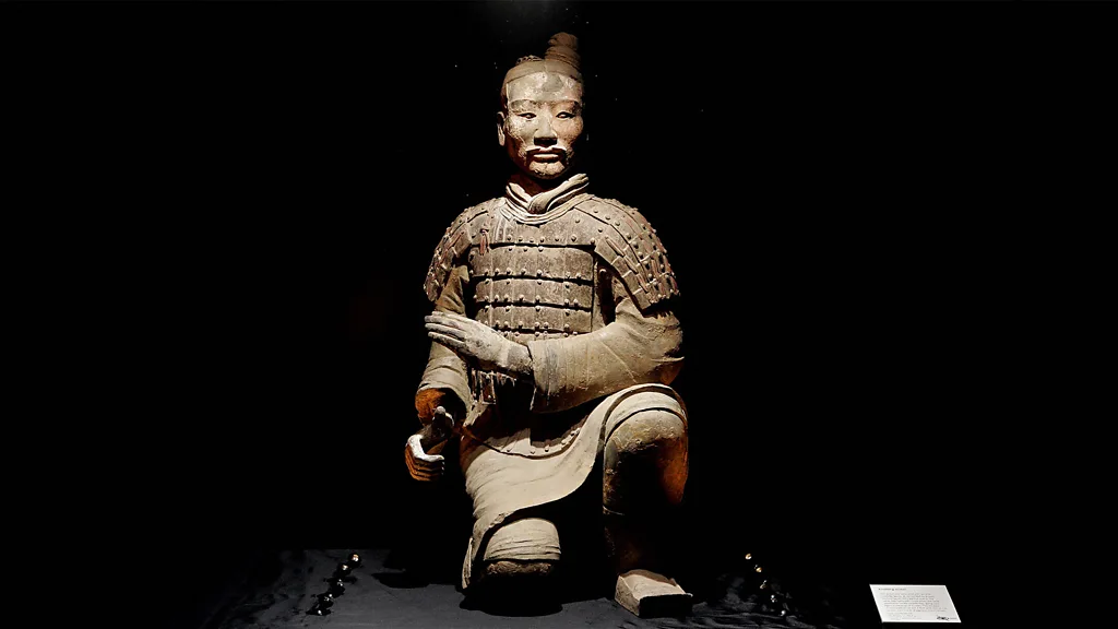 Getty Images A crouching Terracotta Army archer (Credit: Getty Images)