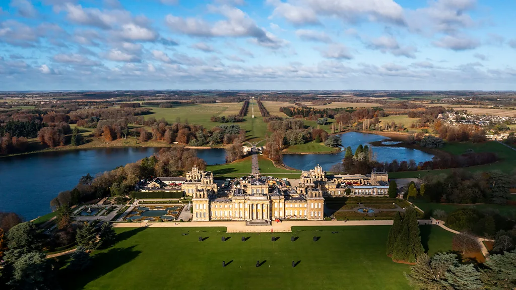 Blenheim Palace stands in for Buckingham Palace in the series (Credit: Getty Images)