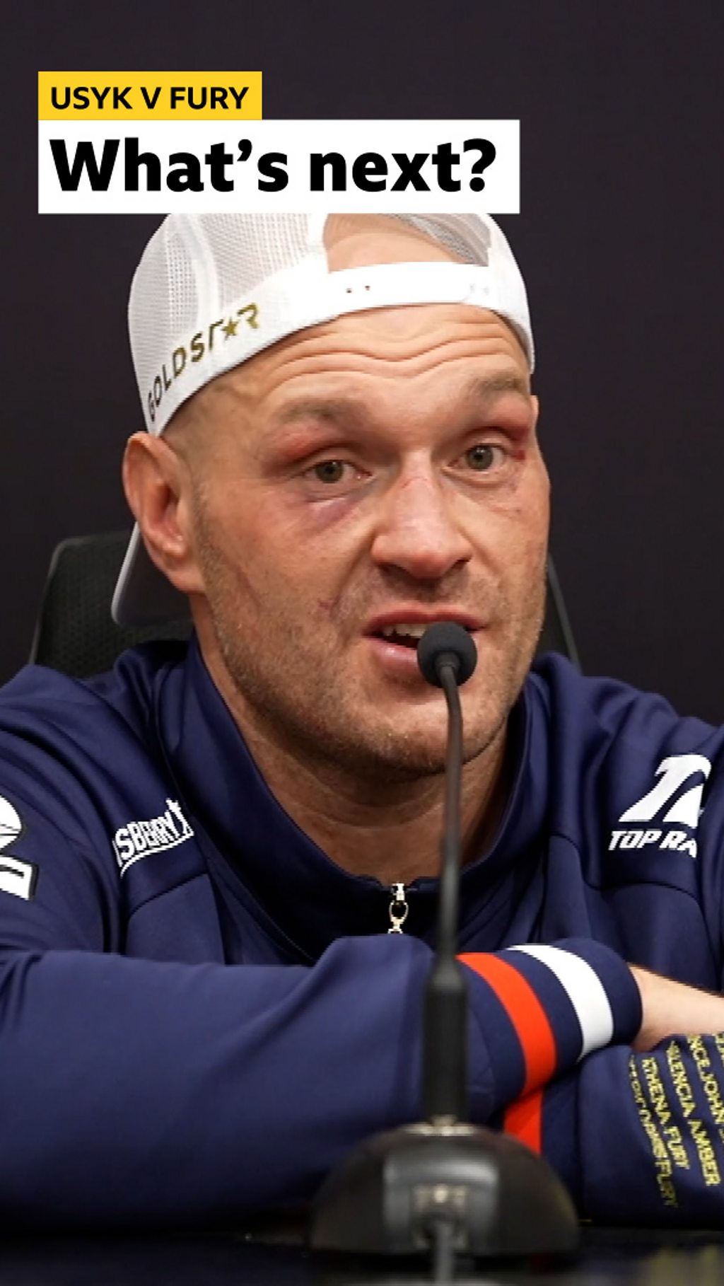 Tyson Fury discusses his boxing future in press conference
