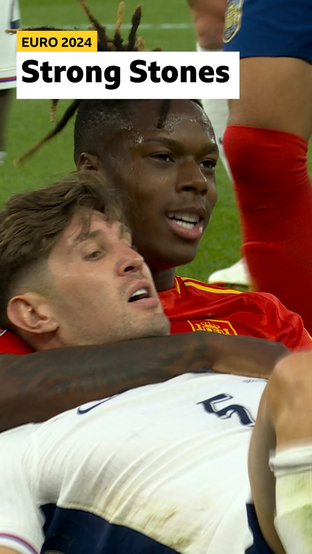 Williams shows appreciation for Stones' tackle