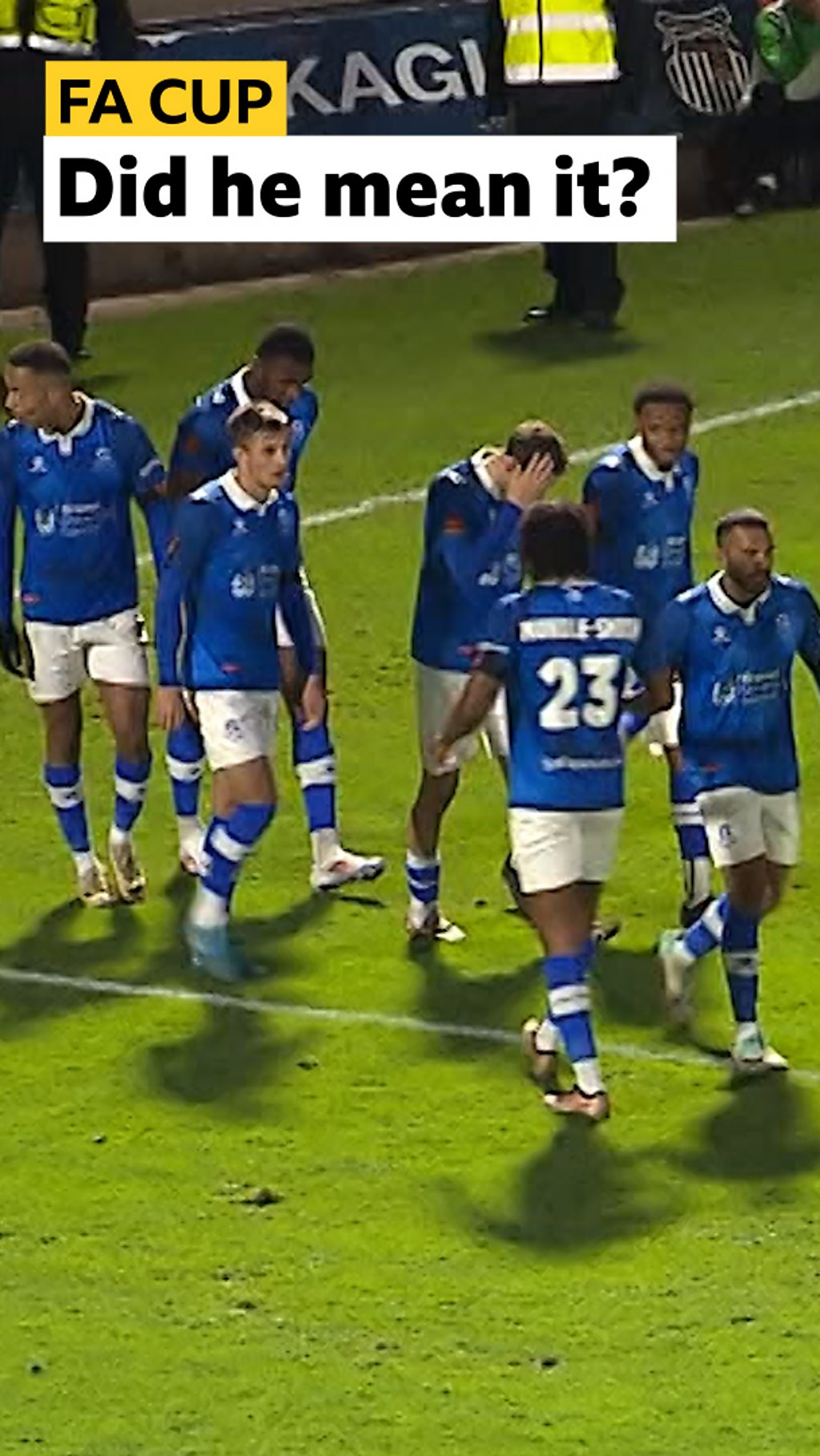 Wealdstone celebrate goal