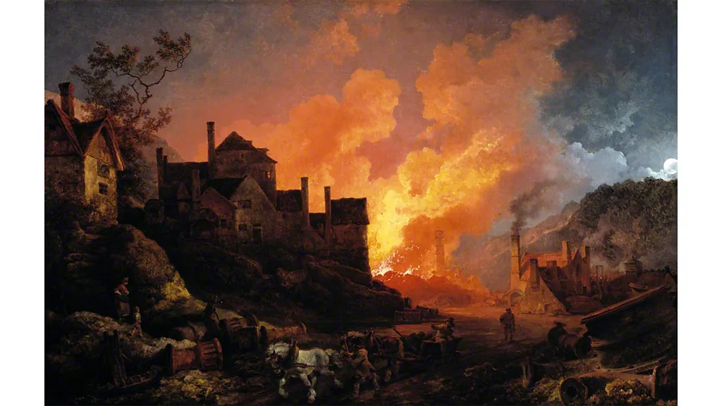 Coalbrookdale by Night (Credit: Philip James de Loutherbourg, 1801. Science Museum / Science & Society Picture Library)