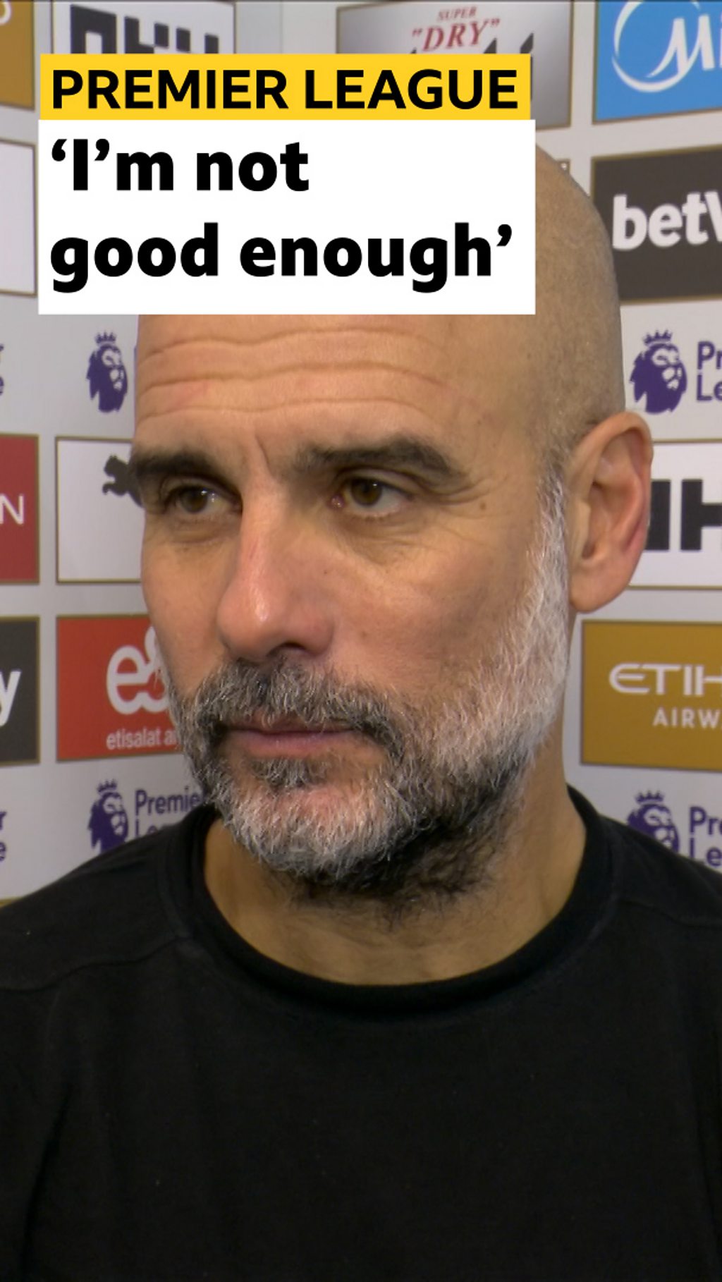 Pep Guardiola talks to BBC Sport