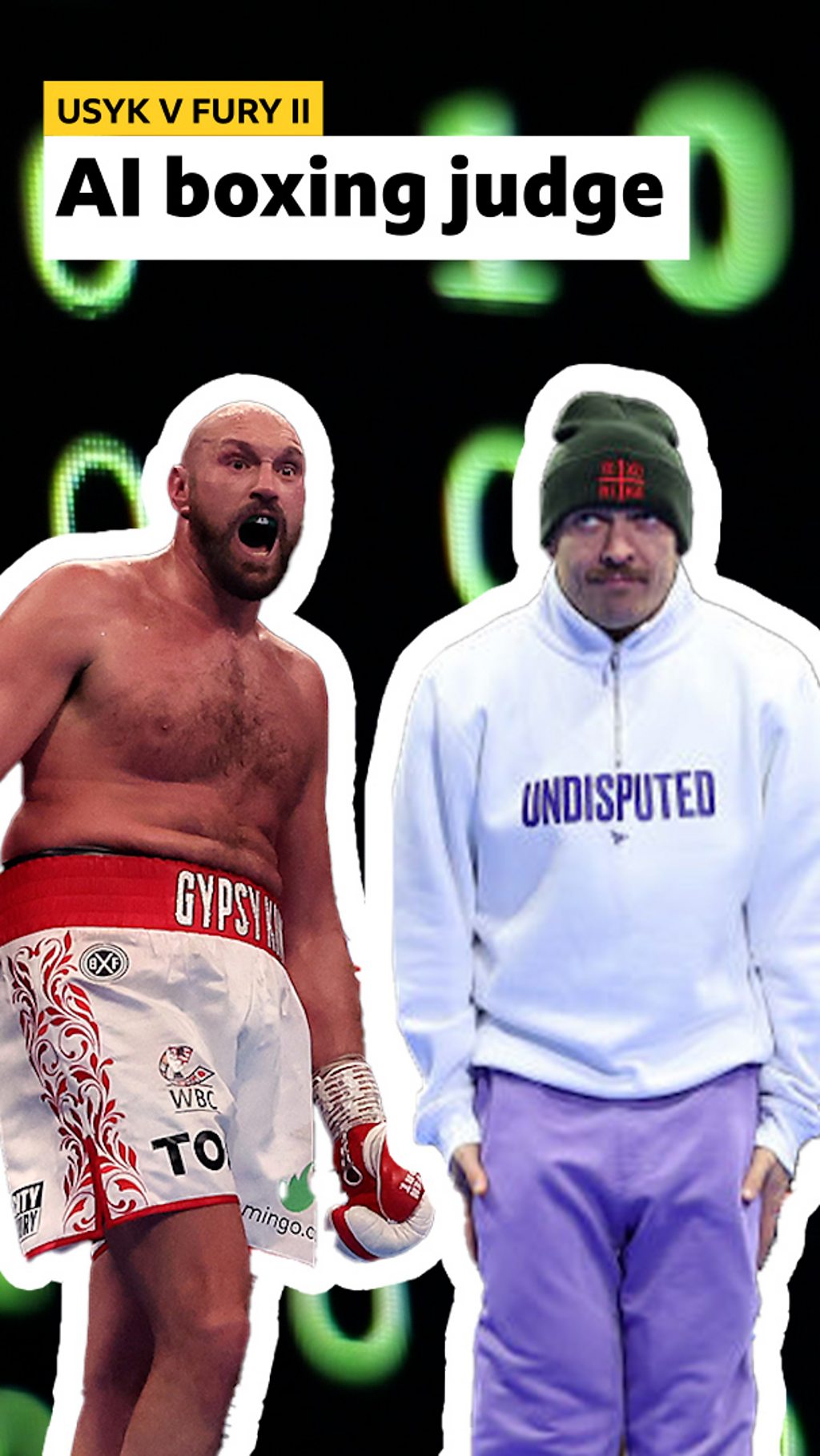 Tyson Fury and Oleksandr Usyk