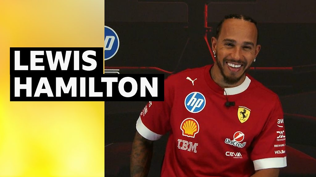 Driving the new Ferrari was epic - Hamilton