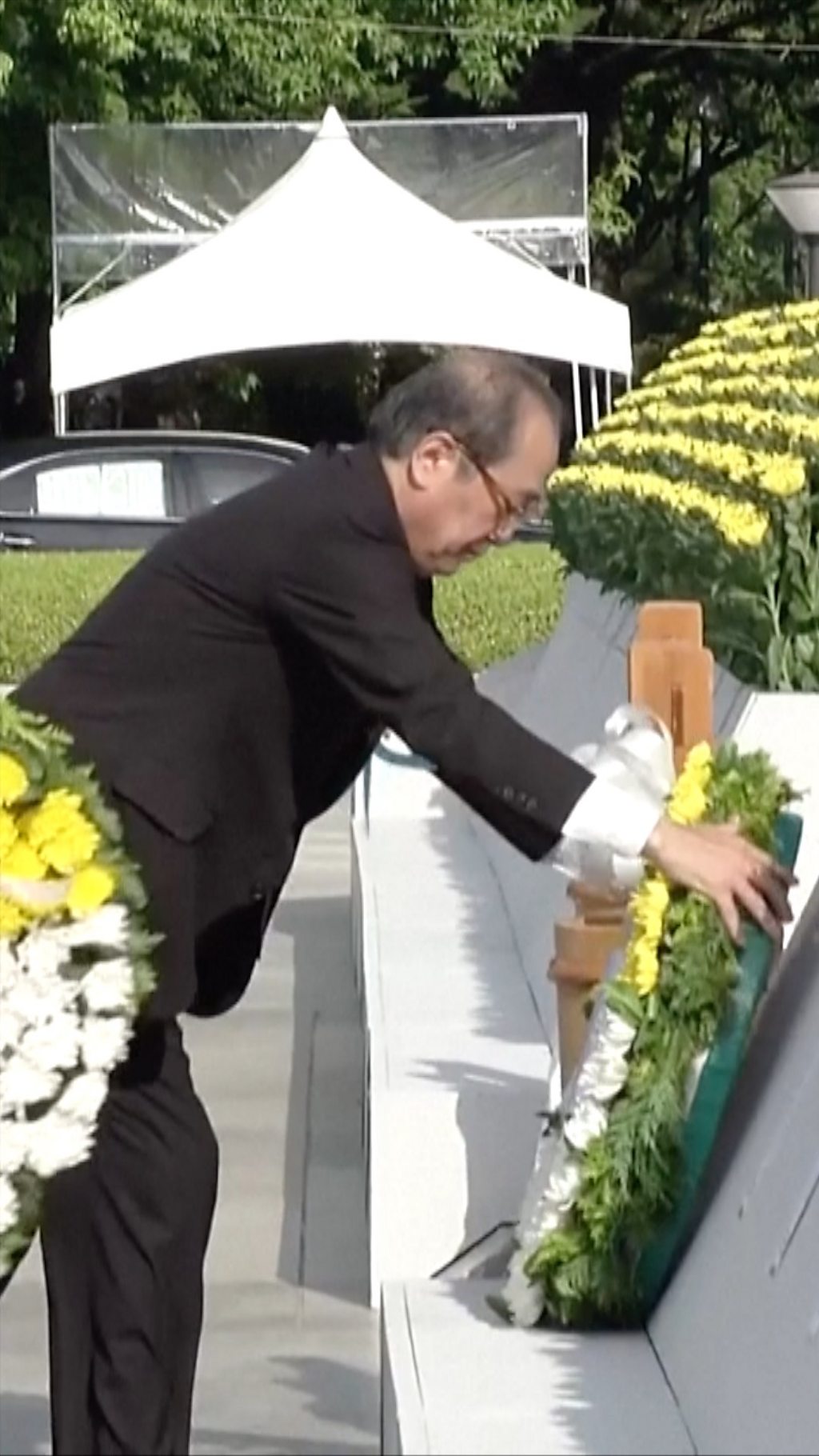 В Японии прошла церемония памяти погибших во время бомбардировок Хиросимы 6 августа 1945.