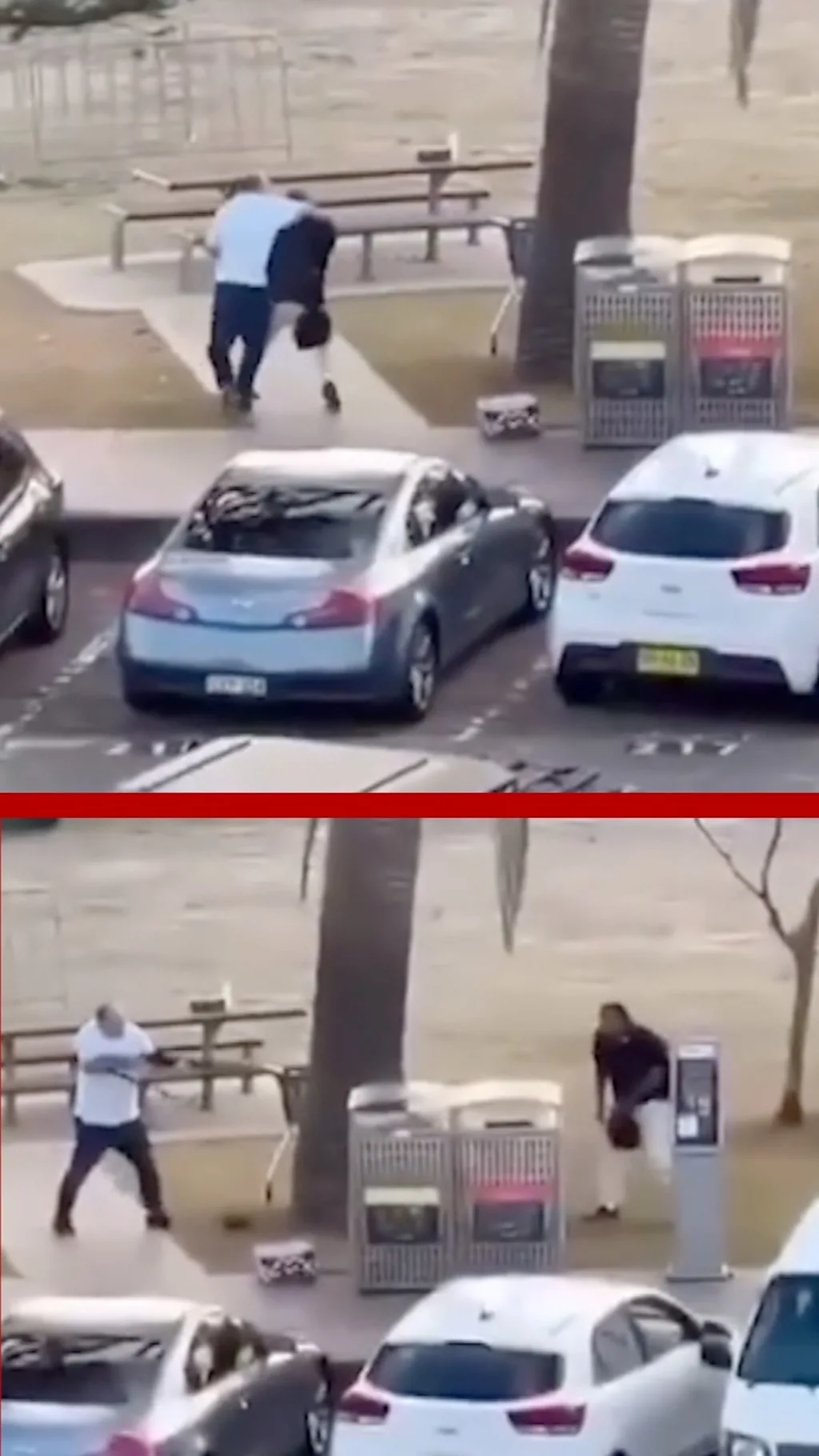 Нападающий с оружием в Австралии и случайный прохожий