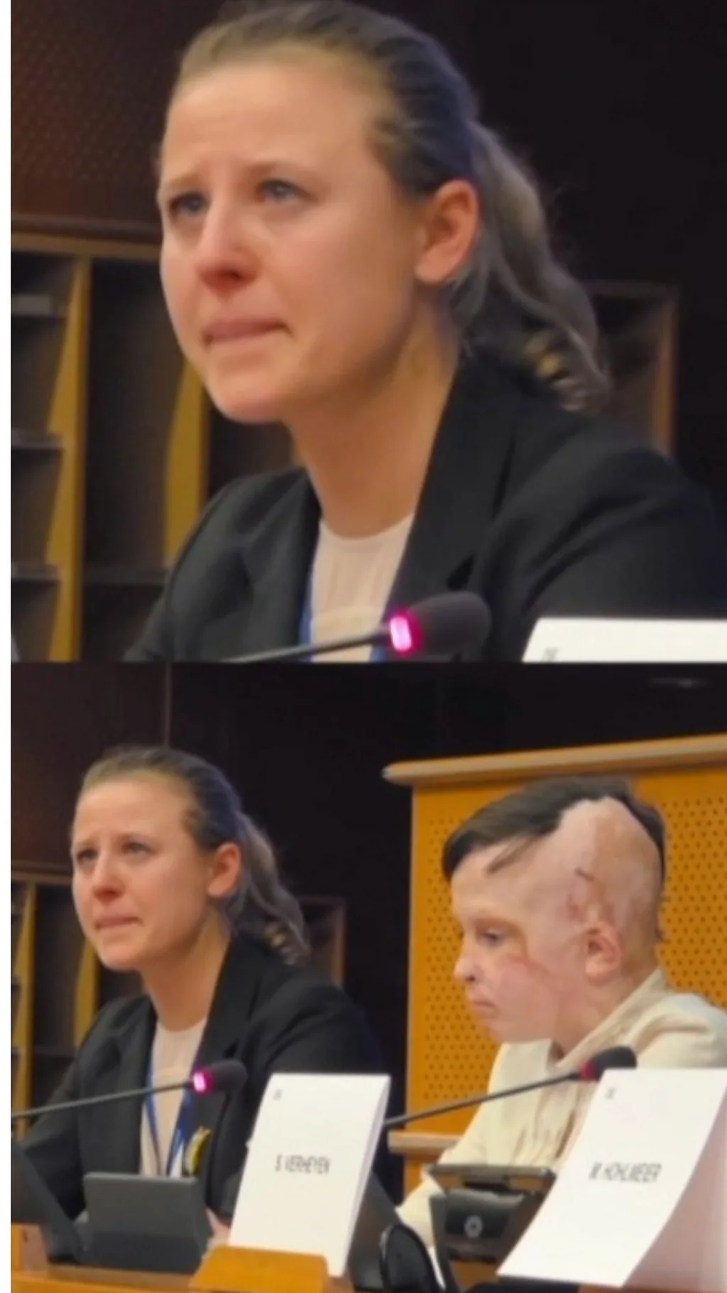 जब यूक्रेनी बच्चे ने अपनी मां को याद किया, रो पड़ी ट्रांसलेटर