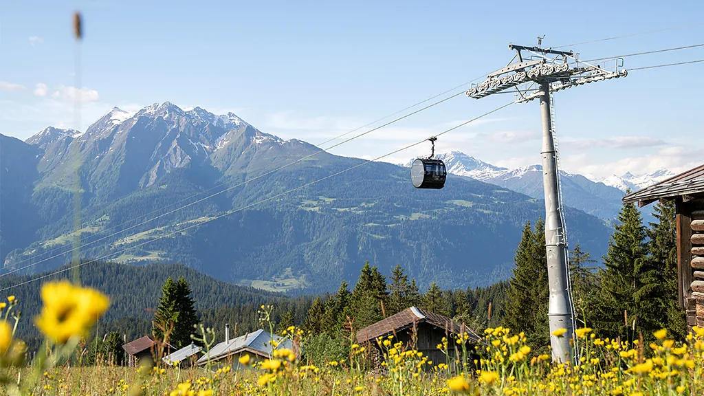 The FlemXpress rethinks ski lifts as an on-demand network, cutting wait times and energy use (Credit: Laax)