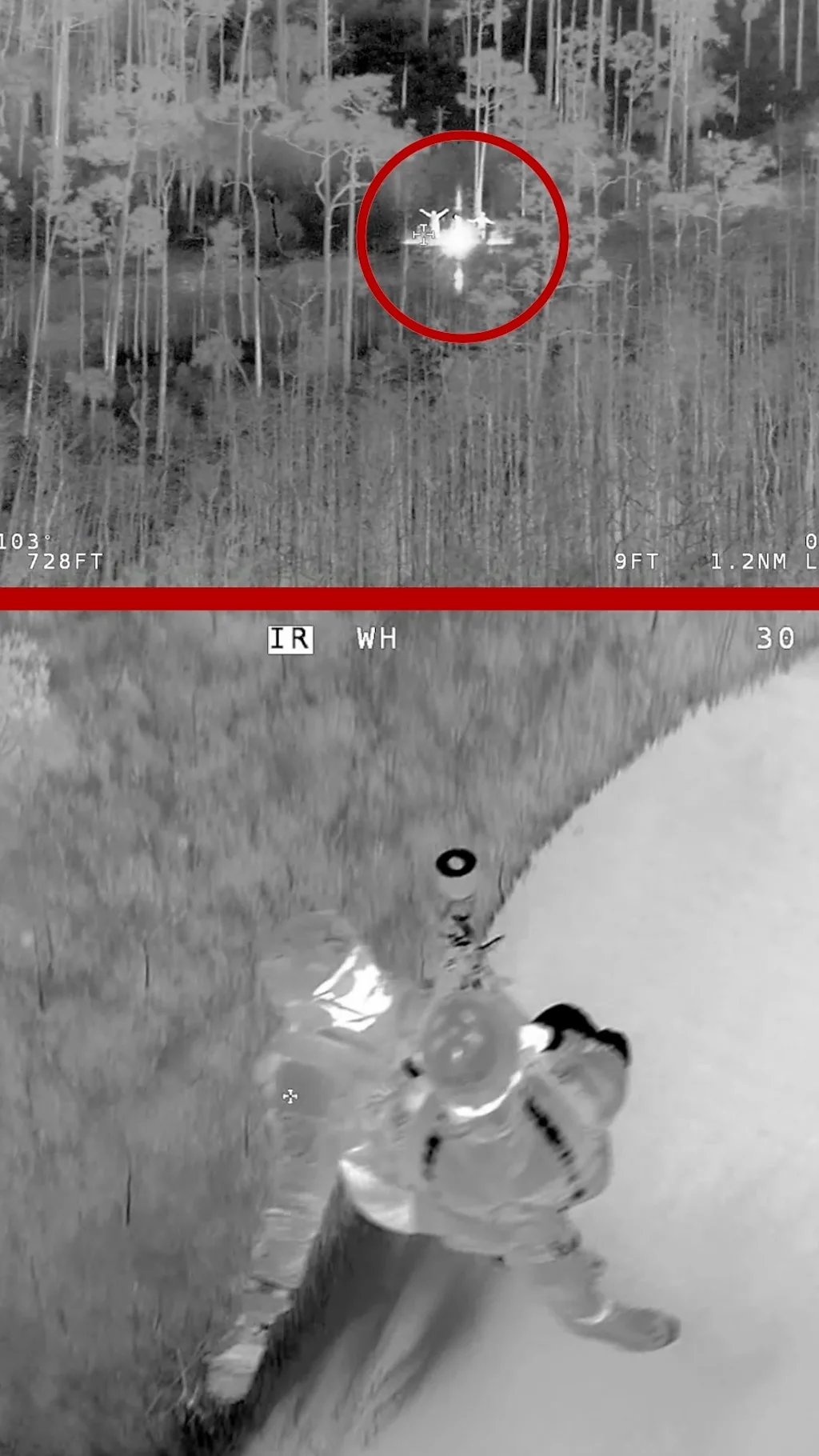 फ्लोरिडामा दलदलमा फसेका बाबुछोराको हेलिकप्टरद्वारा उद्धार