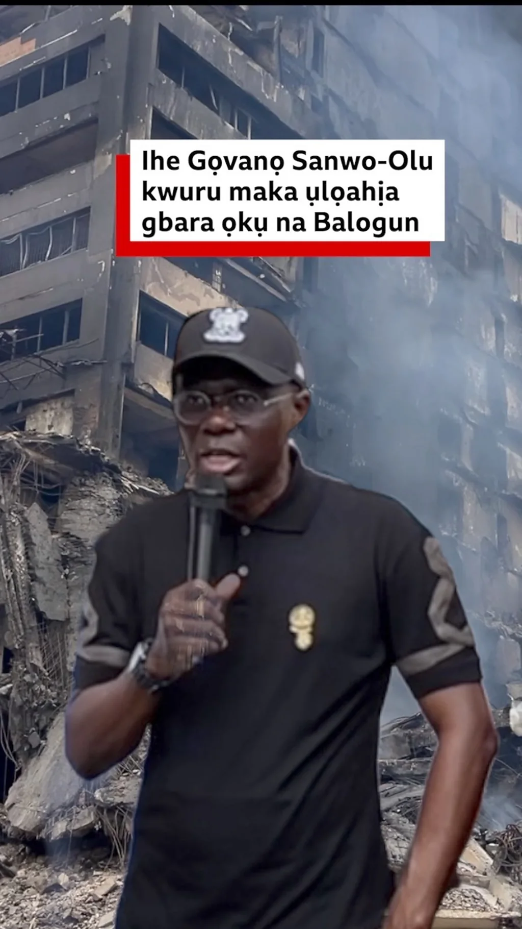 Ihe Gọvanọ Lagọs Steeti kwuru maka ụlọahịa gbara ọkụ na Balogun