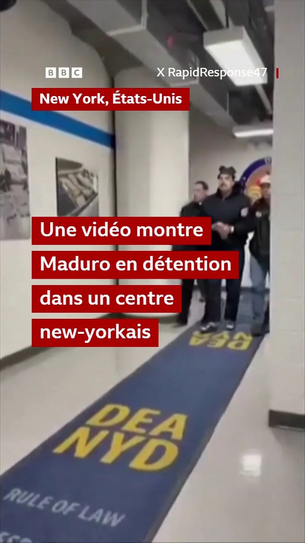 Il a été capturé lors des frappes américaines au Venezuela avec son épouse Cilia Flores.