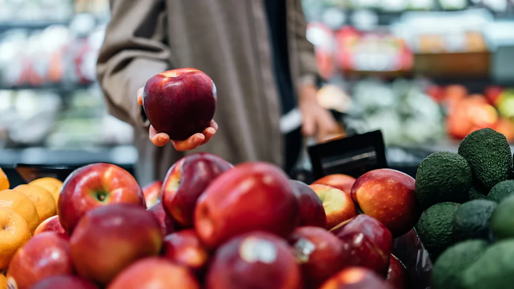 Apples are an excellent healthy and high fibre snack – as are avocados (Credit: Getty Images)