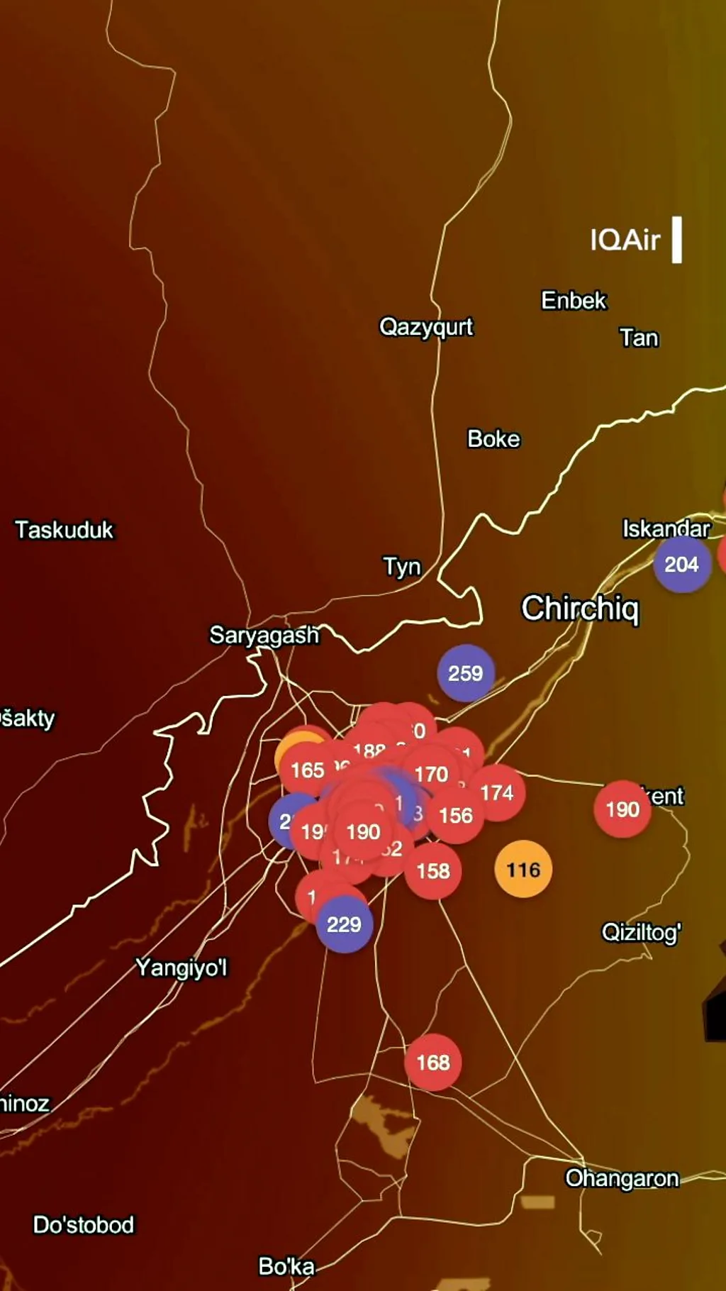 Havo yana sog‘liq uchun o‘ta xavfli darajaga yetdi. Endi nima bo‘ladi?