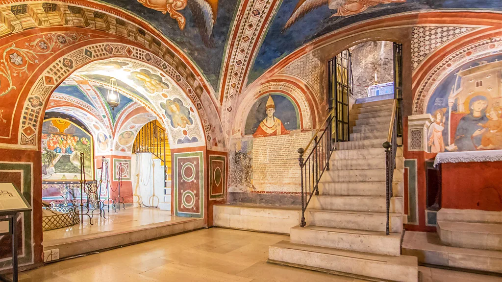 Visitors to Sacro Speco monastery find ancient frescoes and a monastic apothecary (Credit: Alamy)