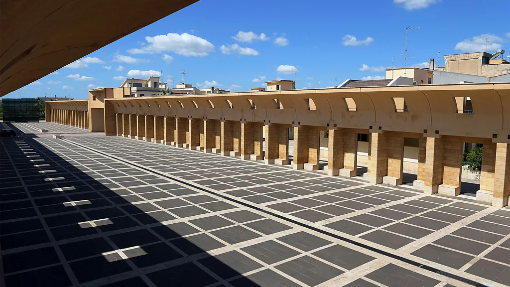 Once imagined as the town's social core, the Sistema delle Piazze now sits at the centre of ongoing efforts to rethink how its public spaces are used (Credit: Alamy)
