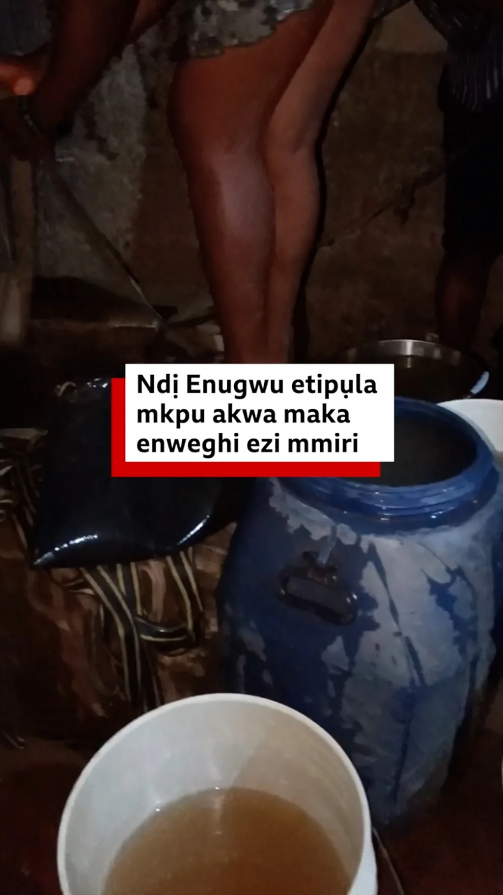 Ndị Enugwu etipụla mkpu akwa maka enweghị ezi mmiri ọṅụṅụ na steeti ahụ