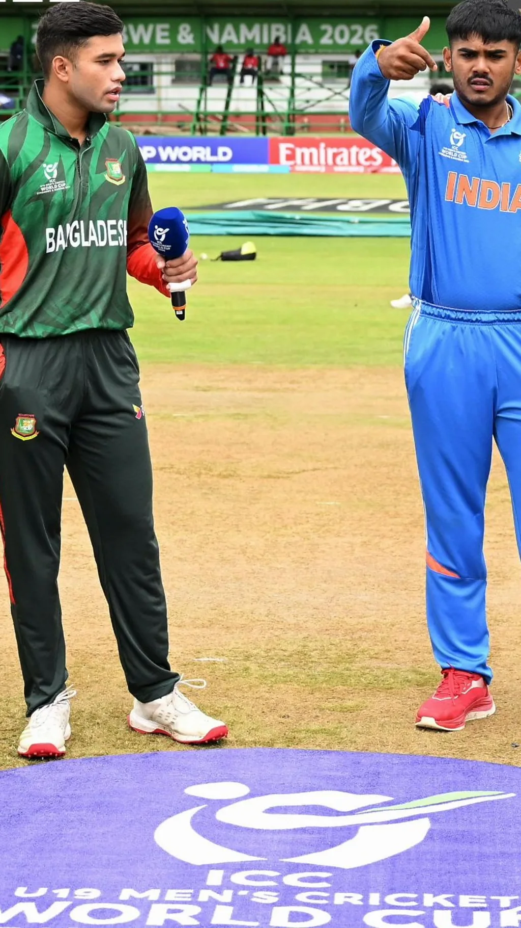 U19 वर्ल्ड कप: भारत-बांग्लादेश के कप्तानों ने नहीं मिलाया हाथ
