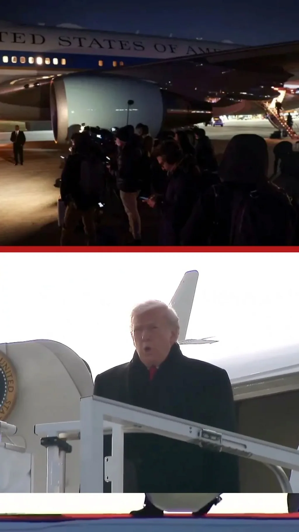 Yangilik sarlavhalarga chiqdi: AQSH prezidentiga samolyoti pand berdi