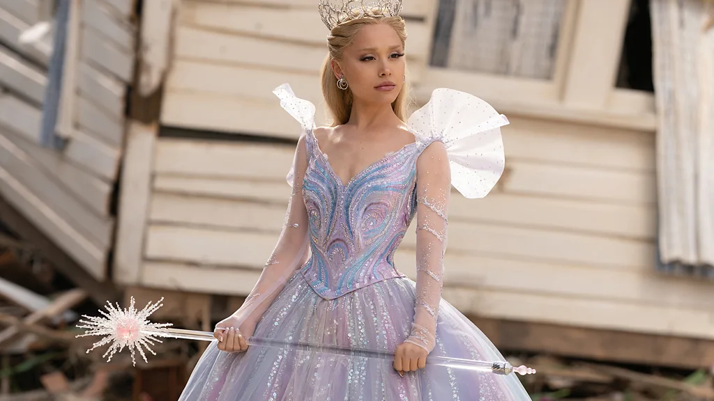 Ariana Grande as Glinda in Wicked: For Good (Credit: Universal Pictures)