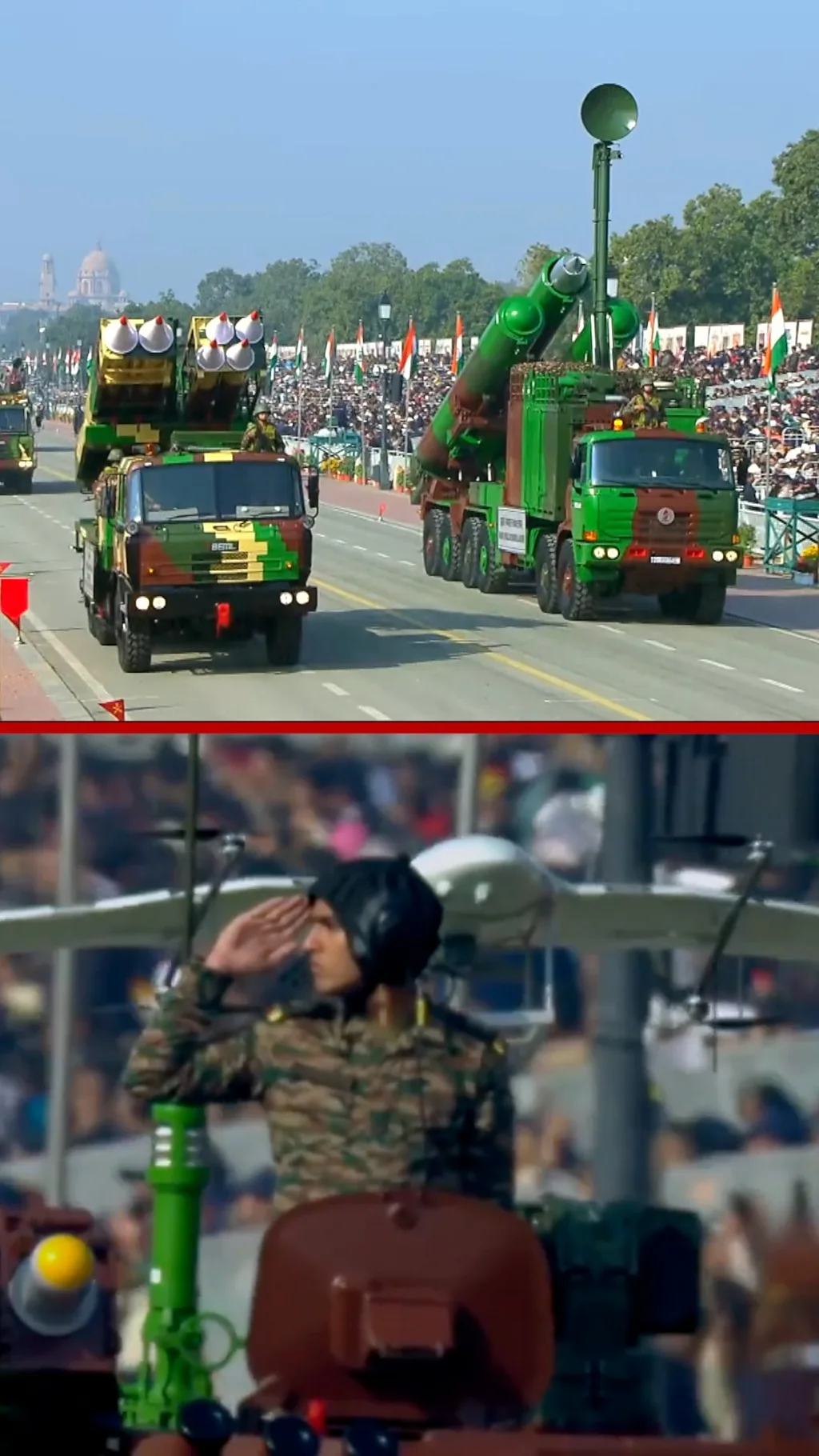 कर्तव्य पथ पर दिखे नाग और ब्रह्मोस मिसाइल सिस्टम