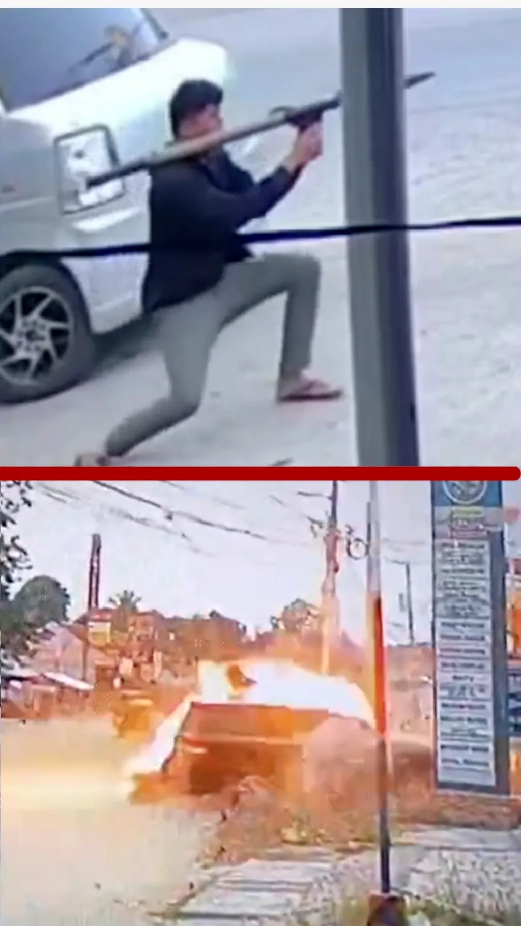 Kuppa-kunduz kuni raketa hujumiga uchragan hokim omon qoldi