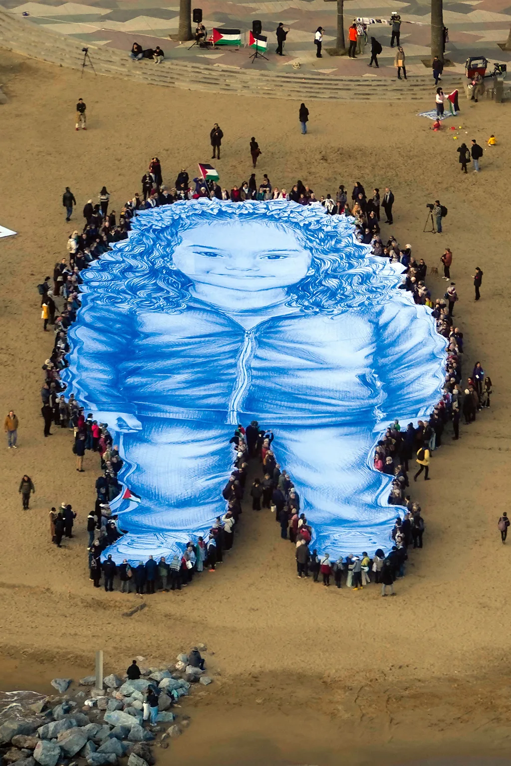 G'azoda o'lgan qizchaning bahaybat portreti