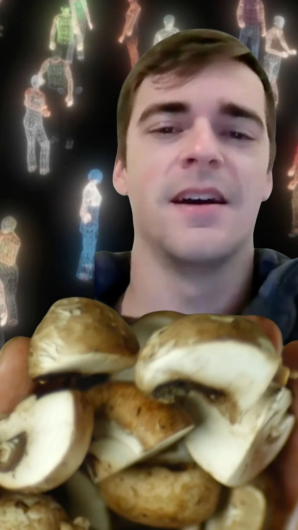 Bu qo‘ziqorinni yesangiz, ko‘zingizga mitti odamchalar ko‘rinadi.