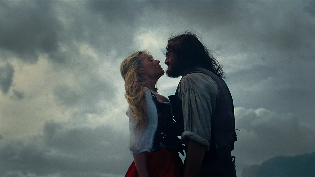 Margot Robbie and Jacob Elordi as Catherine Earnshaw and Heathcliff in Wuthering Heights (2026) (Credit: Warner Bros)