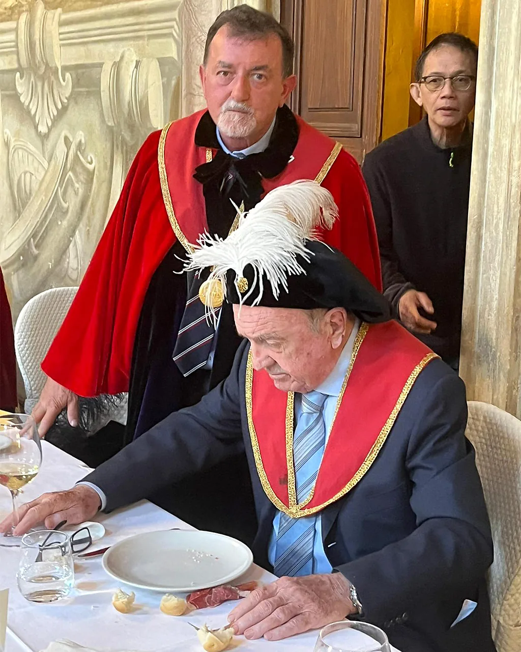 The judging is a tense, tightly choreographed affair, conducted in near silence by members of the Archbrotherhood (Credit: Alberto Spisni)