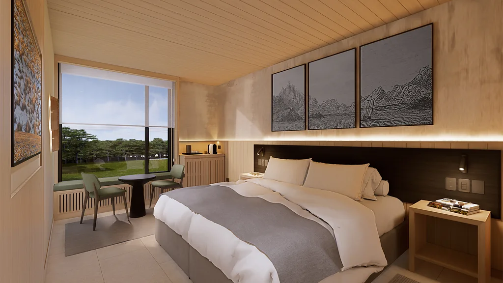 When it opens, The Cormorant at 55 South will be the world's southernmost hotel (Credit: The Cormorant at 55 South)