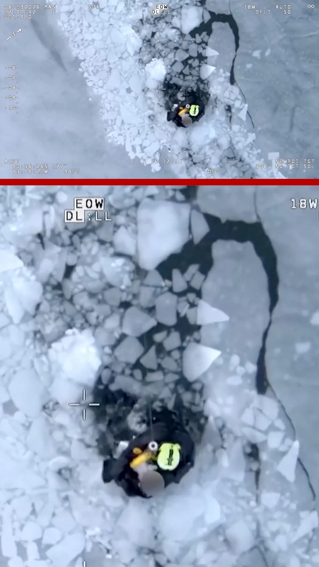 अमेरिकाको न्यूयोर्कमा हेलिकोप्टरबाट उद्धार