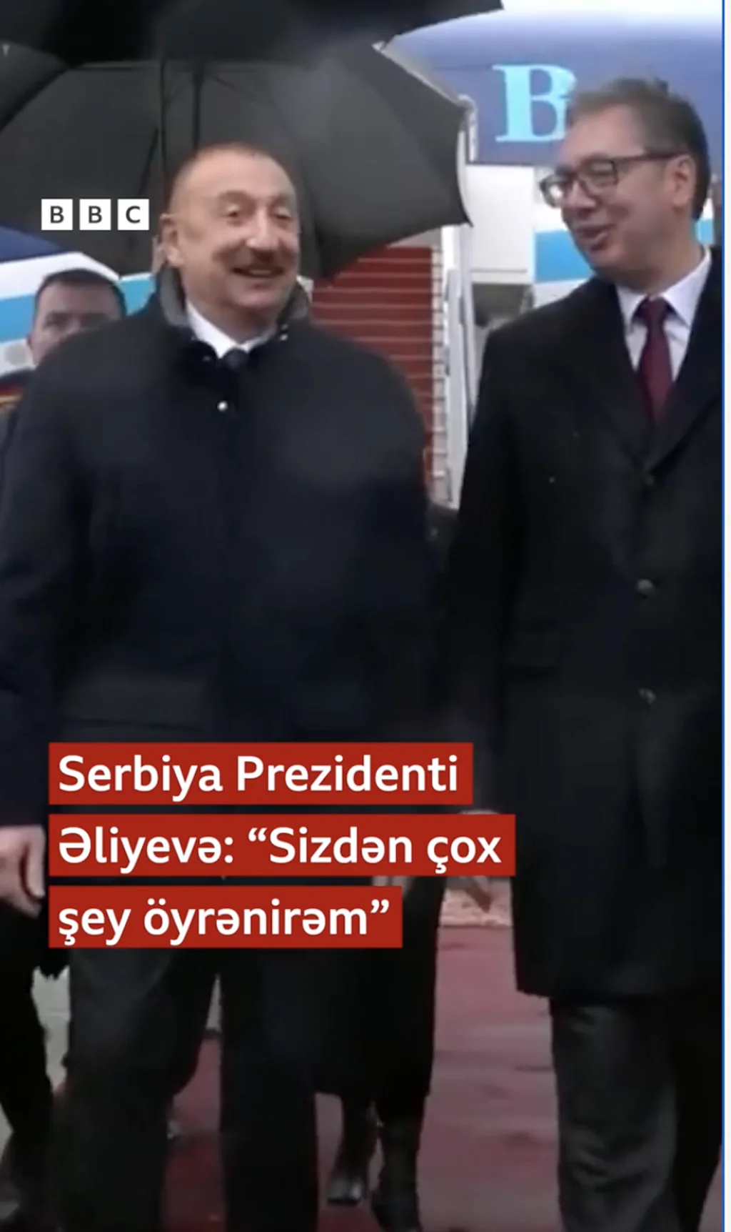 Serbiya Prezidenti Əliyevə: “Sizdən çox şey öyrənirəm”