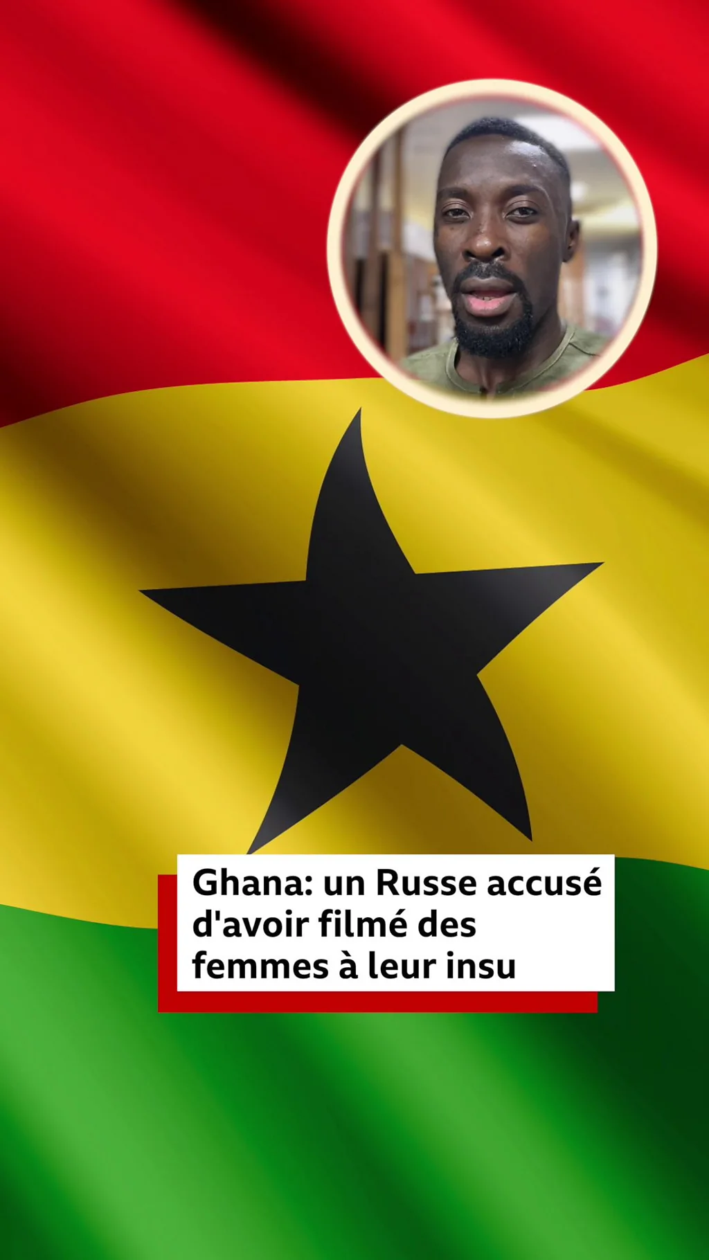Le Ghana envisage de demander l’extradition d’un ressortissant russe accusé d’avoir filmé et diffusé des images intimes sans consentement.
