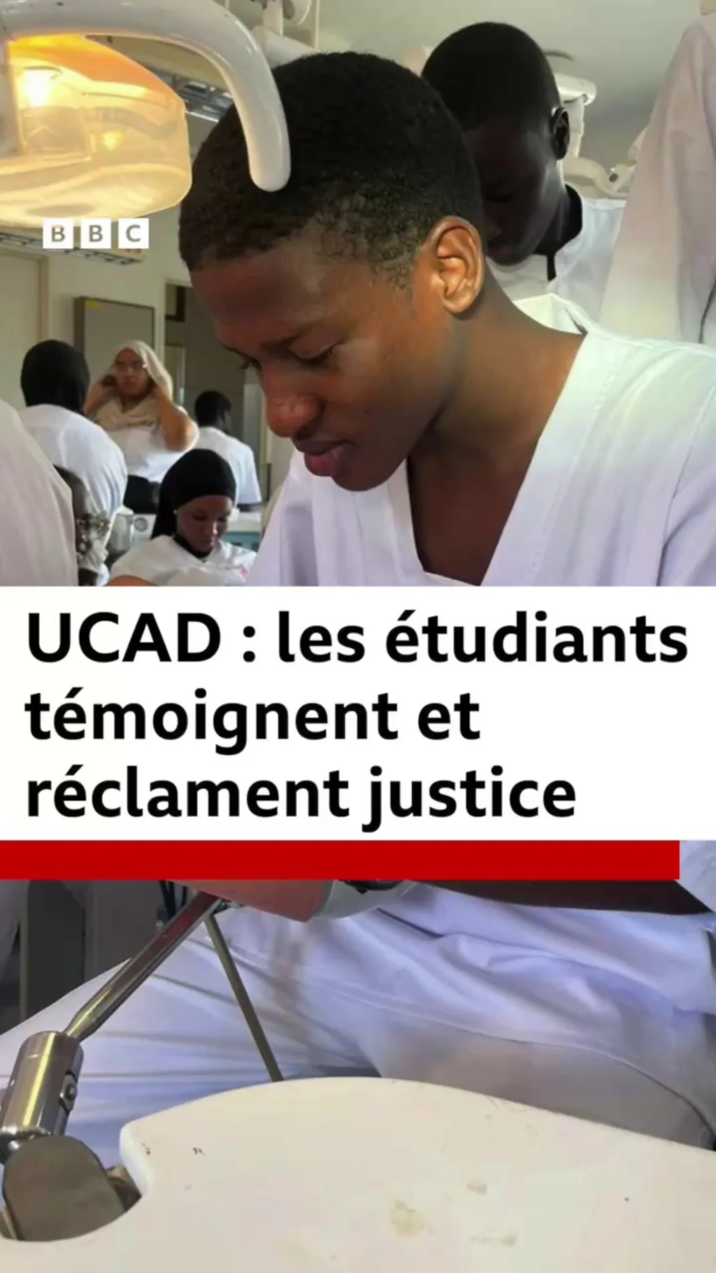 Les étudiants témoignent et réclament justice pour leur camarade décédé lors des affrontements avec la police.
